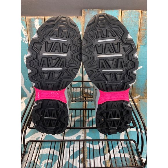 ASICS GEL VENTURE 7 WOMENS SZ 7.5 OLIVE GREEN/PINK RUNNING SHOE 1012A476 - Picture 9 of 10